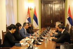 20 January 2023 The National Assembly Speaker and the Russian Ambassador to Serbia